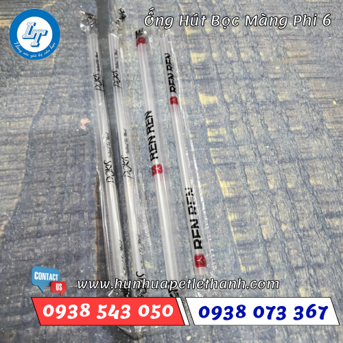 ống hút có màng bọc nhận in logo phi 6 có giá sỉ giá rẻ 1 ống hút có màng bọc nhận in logo phi 6 có giá sỉ giá rẻ 1