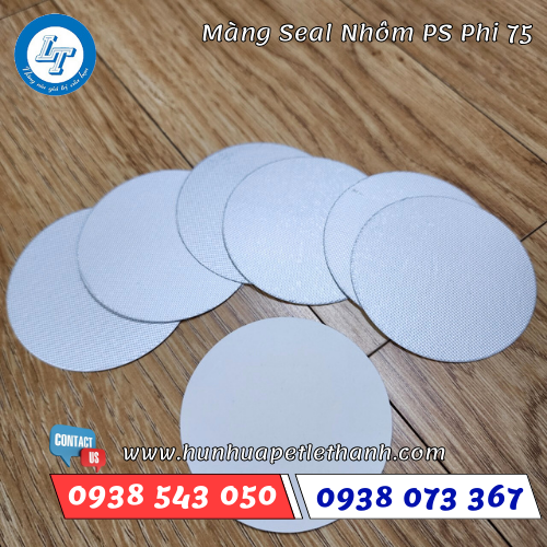 Màng seal nhôm dán hũ thuỷ tinh PS carton 1 Màng seal nhôm dán hũ thuỷ tinh PS carton 1