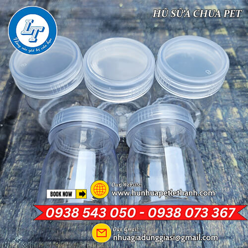 hũ sữa chua PET giá sỉ ở Tiền Giang 3 hũ sữa chua PET giá sỉ ở Tiền Giang 3