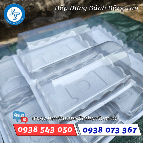 Hộp nhựa trong đựng bánh bông lan 4 Hộp nhựa trong đựng bánh bông lan 4