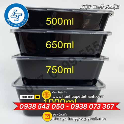 đa dạng kích cỡ hộp nhựa chữ nhật màu đen đa dạng kích cỡ hộp nhựa chữ nhật màu đen