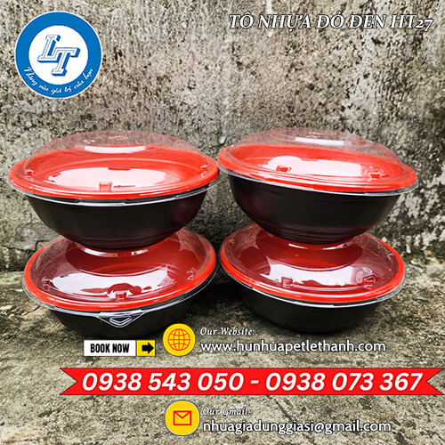 công ty bỏ sỉ thố nhựa đỏ đen nắp PET 1 công ty bỏ sỉ thố nhựa đỏ đen nắp PET 1