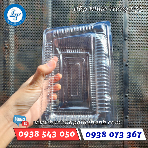 hộp nhựa trong H55 hộp nhựa trong H55