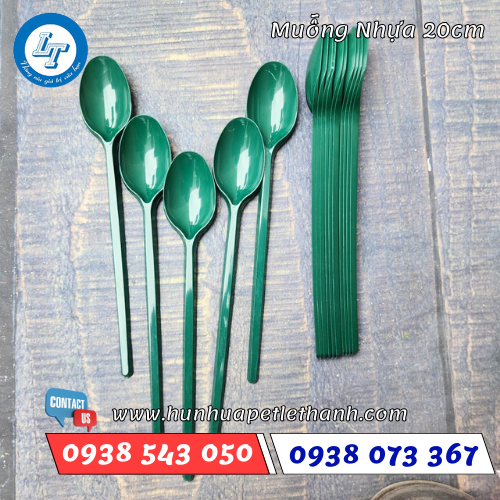 muỗng nhựa pp dùng 1 lần 2 muỗng nhựa pp dùng 1 lần 2