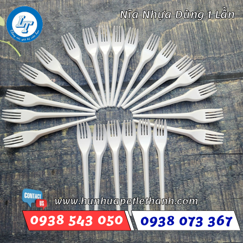 nĩa nhựa PP dùng 1 lần 2 nĩa nhựa PP dùng 1 lần 2