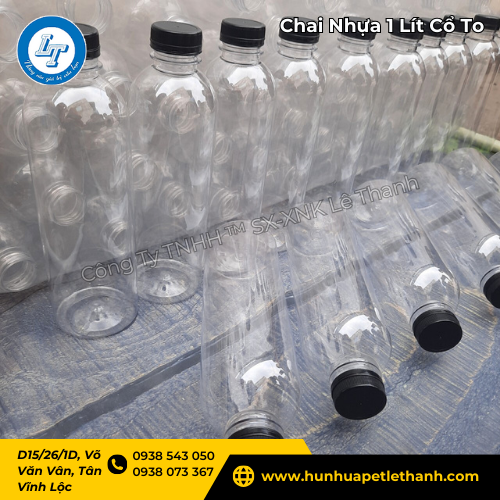 chai nhựa 1 lít cổ to giao sỉ siêu nhanh, giá rẻ như xưởng 3 chai nhựa 1 lít cổ to giao sỉ siêu nhanh, giá rẻ như xưởng 3