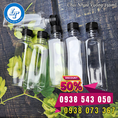 sỉ giá tốt chai nhựa vuông 250ml giá rẻ sỉ giá tốt chai nhựa vuông 250ml giá rẻ