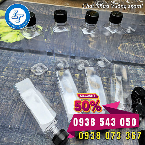 sỉ giá tốt chai nhựa vuông 250ml giá rẻ sỉ giá tốt chai nhựa vuông 250ml giá rẻ
