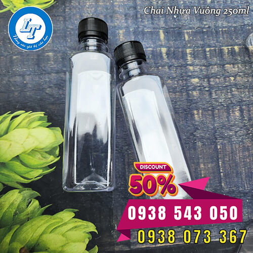 sỉ giá tốt chai nhựa vuông 250ml giá rẻ sỉ giá tốt chai nhựa vuông 250ml giá rẻ