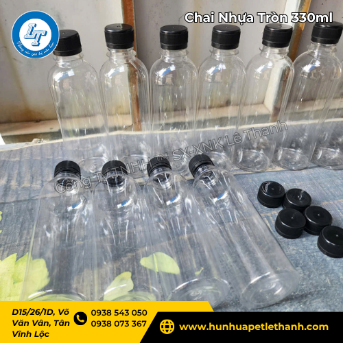 chai tròn 330ml nắp đen hàng đẹp, giá sỉ cực sốc 5 chai tròn 330ml nắp đen hàng đẹp, giá sỉ cực sốc 5