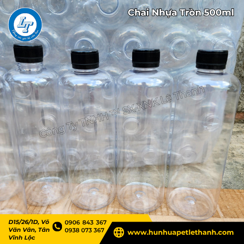 chai nhựa 500ml mẫu tròn đẹp giá rẻ dễ mua 3 chai nhựa 500ml mẫu tròn đẹp giá rẻ dễ mua 3