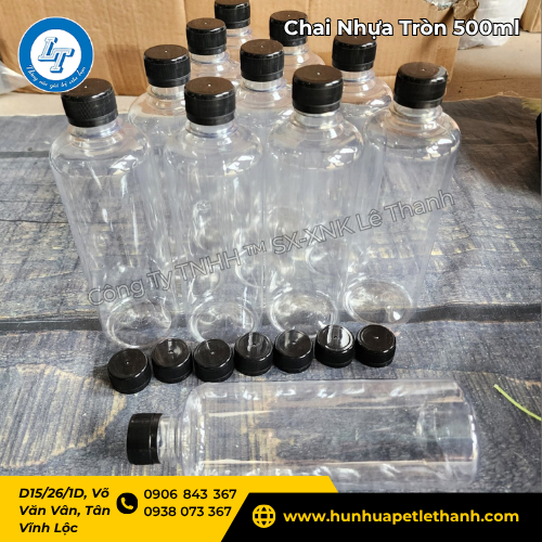 chai nhựa 500ml mẫu tròn đẹp giá rẻ dễ mua 4 chai nhựa 500ml mẫu tròn đẹp giá rẻ dễ mua 4