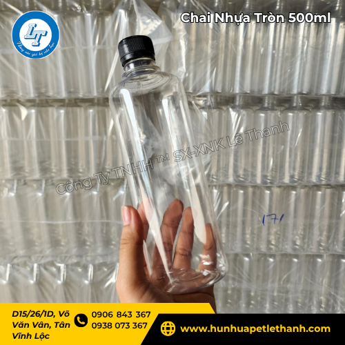 chai nhựa 500ml mẫu tròn đẹp giá rẻ dễ mua 2 chai nhựa 500ml mẫu tròn đẹp giá rẻ dễ mua 2
