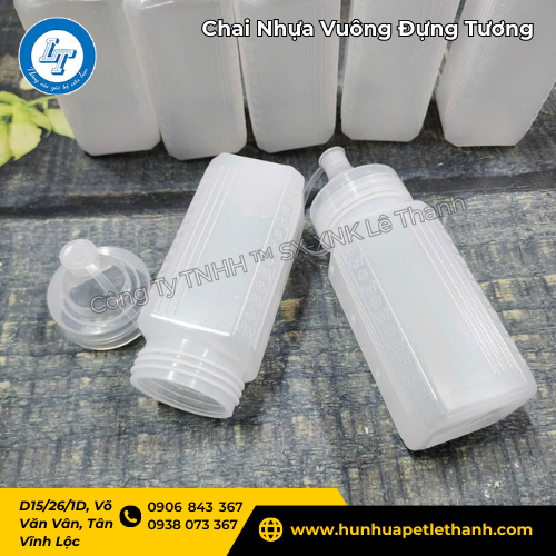 chai nhựa bóp vuông đựng tương ớt, sốt sỉ giá rẻ 1 chai nhựa bóp vuông đựng tương ớt, sốt sỉ giá rẻ 1