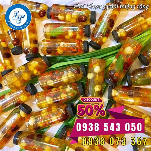 chai nhựa PET đựng chè dưỡng nhan giá sỉ chai nhựa PET đựng chè dưỡng nhan giá sỉ
