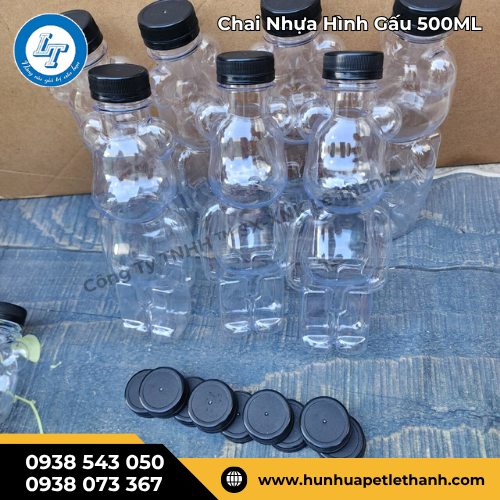 Chai nhựa gấu độc lạ giá rẻ bất ngờ cho khách sỉ 2 Chai nhựa gấu độc lạ giá rẻ bất ngờ cho khách sỉ 2