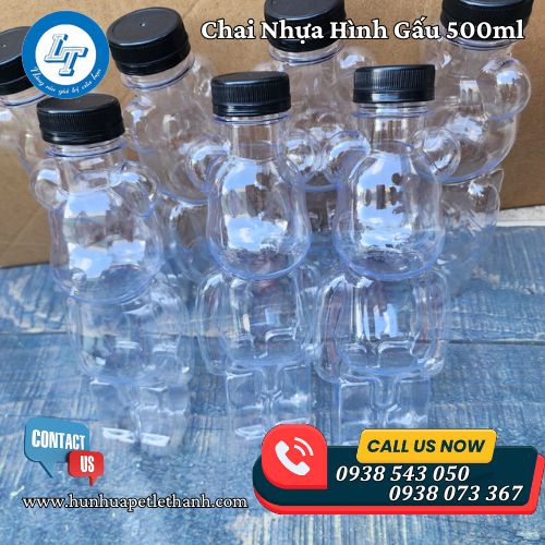 chai nhựa đựng trà sữa hình gấu giá rẻ sỉ lẻ 5 chai nhựa đựng trà sữa hình gấu giá rẻ sỉ lẻ 5