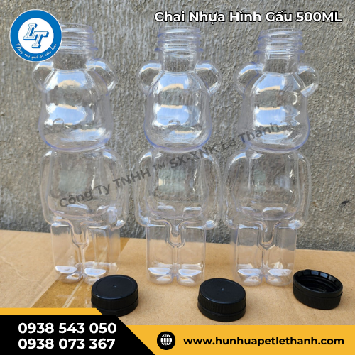 Chai nhựa gấu độc lạ giá rẻ bất ngờ cho khách sỉ 4 Chai nhựa gấu độc lạ giá rẻ bất ngờ cho khách sỉ 4