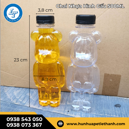 Chai nhựa gấu độc lạ giá rẻ bất ngờ cho khách sỉ 1 Chai nhựa gấu độc lạ giá rẻ bất ngờ cho khách sỉ 1