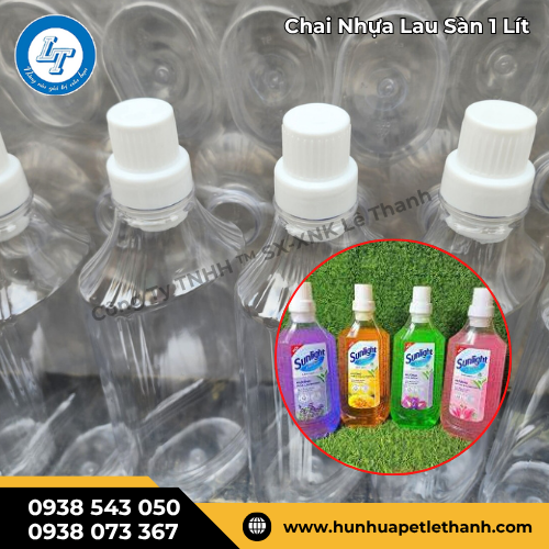 chai nhựa 1 lít đựng nước lau sàn giá rẻ bất ngờ 2 chai nhựa 1 lít đựng nước lau sàn giá rẻ bất ngờ 2