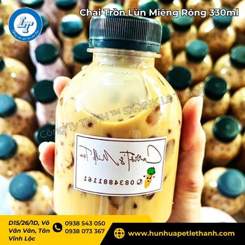 xả kho chai tròn lùn 330ml miệng rộng bán sỉ giá rẻ sốc 3 xả kho chai tròn lùn 330ml miệng rộng bán sỉ giá rẻ sốc 3