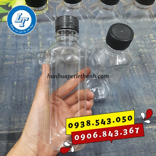 >>chai nhựa PET vuông 310ml<< >>chai nhựa PET vuông 310ml<<
