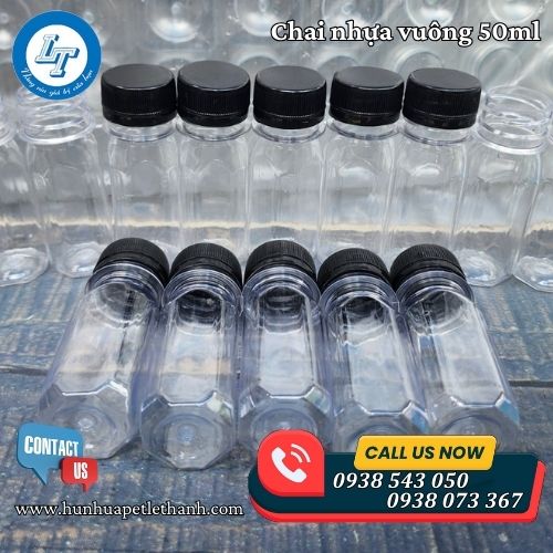 chai đựng sốt chấm hải sản nắp đen tròn, vuông giá rẻ 4 chai đựng sốt chấm hải sản nắp đen tròn, vuông giá rẻ 4