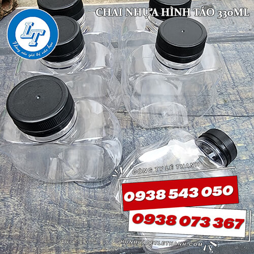 Chai nhựa hình táo giá sỉ Tiền Giang 3 Chai nhựa hình táo giá sỉ Tiền Giang 3