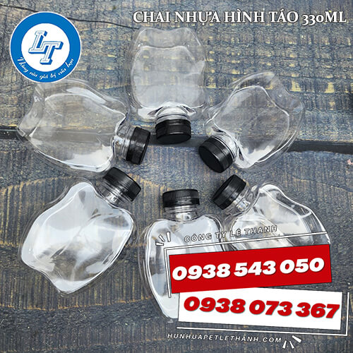 Chai nhựa hình táo giá sỉ Tiền Giang 2 Chai nhựa hình táo giá sỉ Tiền Giang 2
