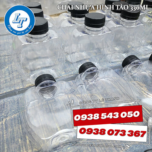 Chai nhựa hình táo giá sỉ Tiền Giang 3 Chai nhựa hình táo giá sỉ Tiền Giang 3