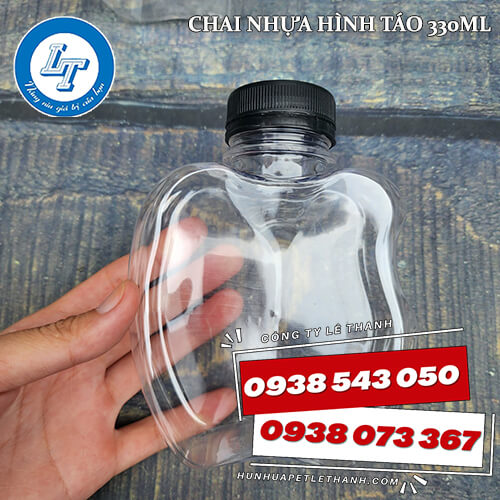 Chai nhựa hình táo giá sỉ Tiền Giang 1 Chai nhựa hình táo giá sỉ Tiền Giang 1