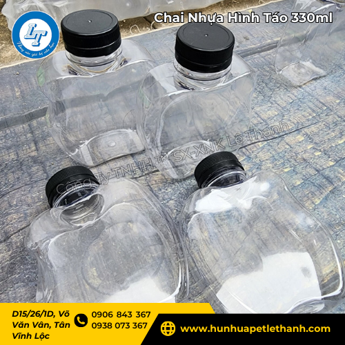 chai nhựa hình táo dung tích 330ml giá sỉ siêu rẻ 1 chai nhựa hình táo dung tích 330ml giá sỉ siêu rẻ 1