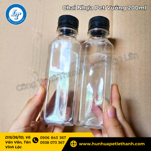 chai nhựa vuông Pet bán sỉ tận kho nhiều dung tích 4 chai nhựa vuông Pet bán sỉ tận kho nhiều dung tích 4
