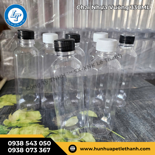 Đặt sỉ chai nhựa vuông 330ml ngay hôm nay hàng đẹp giá rẻ 4 Đặt sỉ chai nhựa vuông 330ml ngay hôm nay hàng đẹp giá rẻ 4