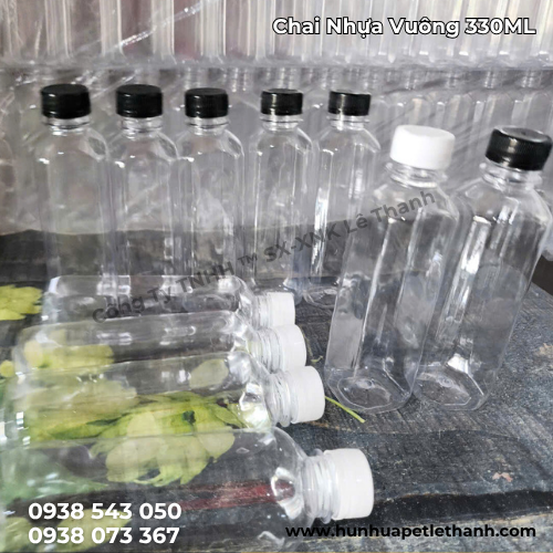 Đặt sỉ chai nhựa vuông 330ml ngay hôm nay hàng đẹp giá rẻ 5 Đặt sỉ chai nhựa vuông 330ml ngay hôm nay hàng đẹp giá rẻ 5