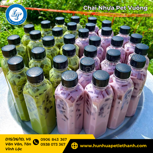chai nhựa vuông Pet bán sỉ tận kho nhiều dung tích 6 chai nhựa vuông Pet bán sỉ tận kho nhiều dung tích 6