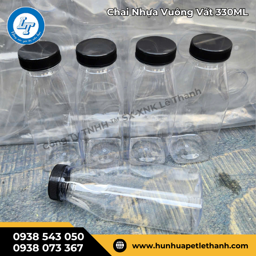 giá sỉ chai nhựa vuông vát 330ml rẻ không tưởng 4 giá sỉ chai nhựa vuông vát 330ml rẻ không tưởng 4