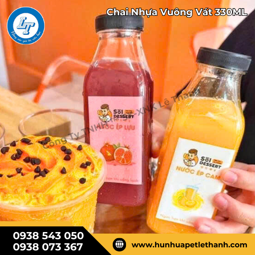 giá sỉ chai nhựa vuông vát 330ml rẻ không tưởng 2 giá sỉ chai nhựa vuông vát 330ml rẻ không tưởng 2