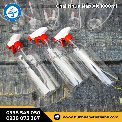 chai nhựa 1000ml nắp xịt phun sương giá sỉ buôn rẻ 5 chai nhựa 1000ml nắp xịt phun sương giá sỉ buôn rẻ 5