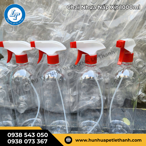 chai nhựa 1000ml nắp xịt phun sương giá sỉ buôn rẻ 4 chai nhựa 1000ml nắp xịt phun sương giá sỉ buôn rẻ 4