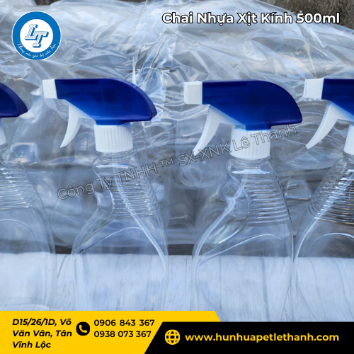 chai nhựa xịt kính 500ml bán sỉ cho cơ sở hóa chất 2 chai nhựa xịt kính 500ml bán sỉ cho cơ sở hóa chất 2