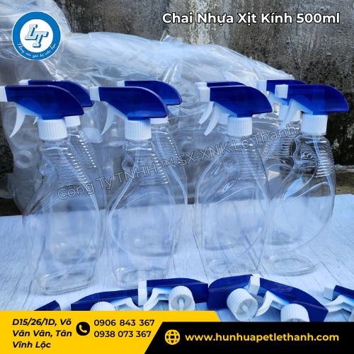 chai nhựa xịt kính 500ml bán sỉ cho cơ sở hóa chất 3 chai nhựa xịt kính 500ml bán sỉ cho cơ sở hóa chất 3