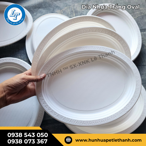 tổng kho dĩa nhựa trắng oval giá sỉ dùng tiện lợi, sạch sẽ 1 tổng kho dĩa nhựa trắng oval giá sỉ dùng tiện lợi, sạch sẽ 1