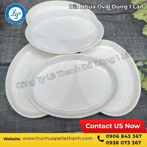 dĩa nhựa oval dùng một lần giá sỉ gọn nhẹ, tiện dùng 5 dĩa nhựa oval dùng một lần giá sỉ gọn nhẹ, tiện dùng 5