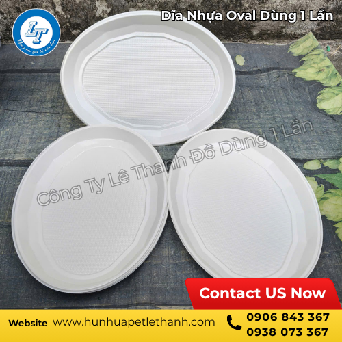dĩa nhựa oval dùng một lần giá sỉ gọn nhẹ, tiện dùng 2 dĩa nhựa oval dùng một lần giá sỉ gọn nhẹ, tiện dùng 2