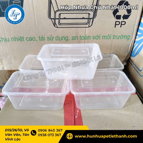 hộp nhựa chữ nhật 1000ml giá rẻ cho đại lý lấy số lượng lớn 3 hộp nhựa chữ nhật 1000ml giá rẻ cho đại lý lấy số lượng lớn 3