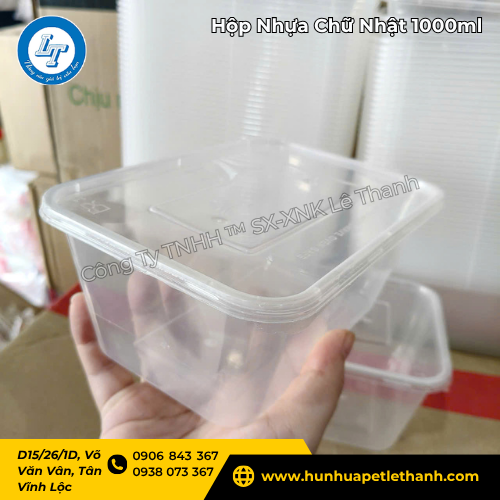 hộp nhựa chữ nhật 1000ml giá rẻ cho đại lý lấy số lượng lớn 4 hộp nhựa chữ nhật 1000ml giá cho đại lý lấy số lượng lớn 4