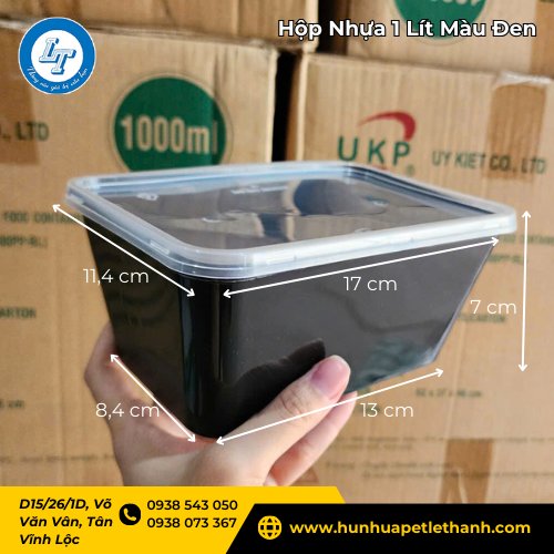 Gọi ngay báo giá hộp nhựa 1 lít màu đen có giá tốt 2 Gọi ngay báo giá hộp nhựa 1 lít màu đen có giá tốt 2