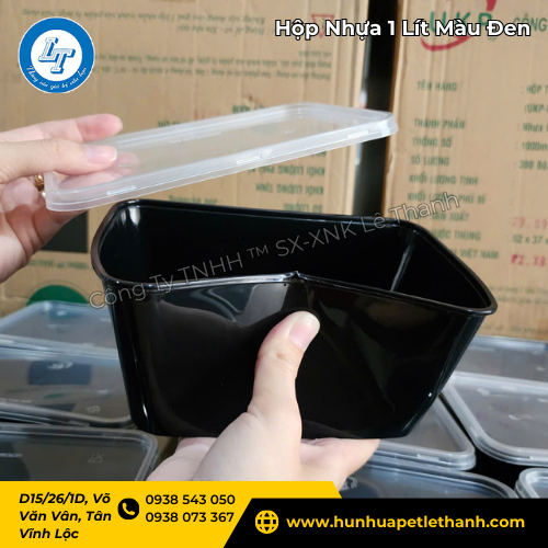 Gọi ngay báo giá hộp nhựa 1 lít màu đen có giá tốt 1 Gọi ngay báo giá hộp nhựa 1 lít màu đen có giá tốt 1