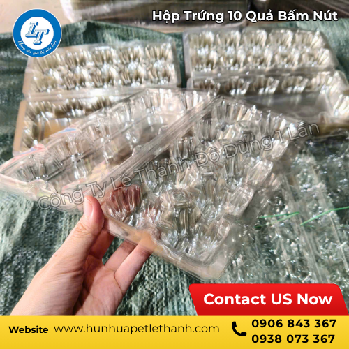 hộp trứng 10 quả bấm nút đóng gói giá rẻ 3 hộp trứng 10 quả bấm nút đóng gói giá rẻ 3
